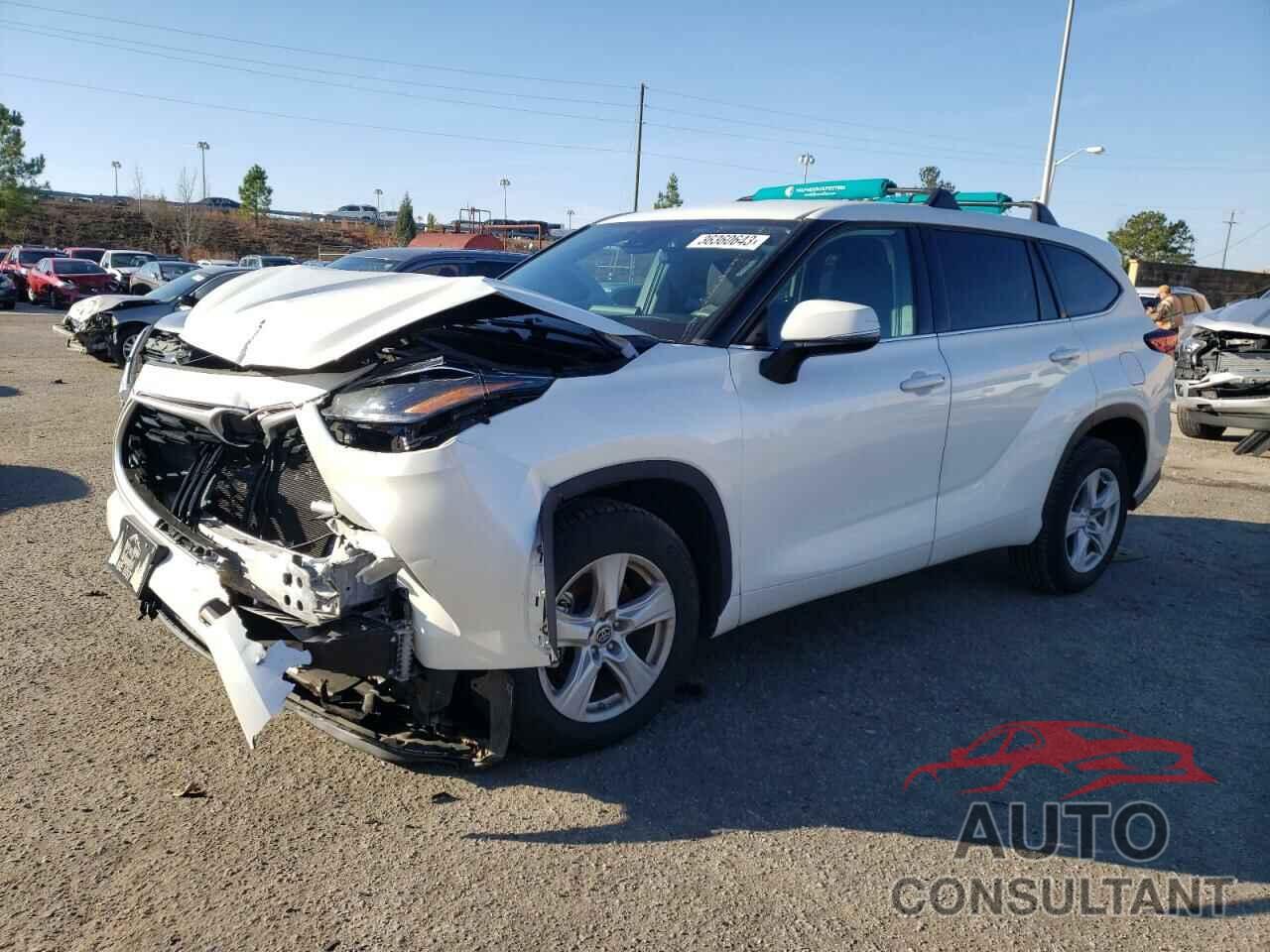 TOYOTA HIGHLANDER 2021 - 5TDCZRAH2MS037906