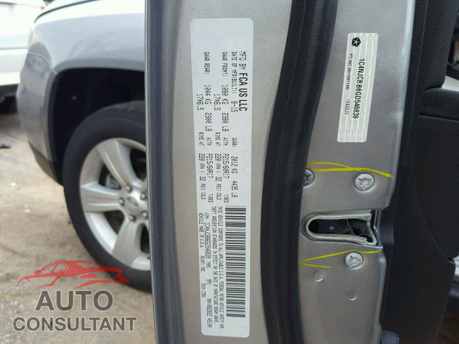 JEEP COMPASS SP 2016 - 1C4NJCBB6GD546839