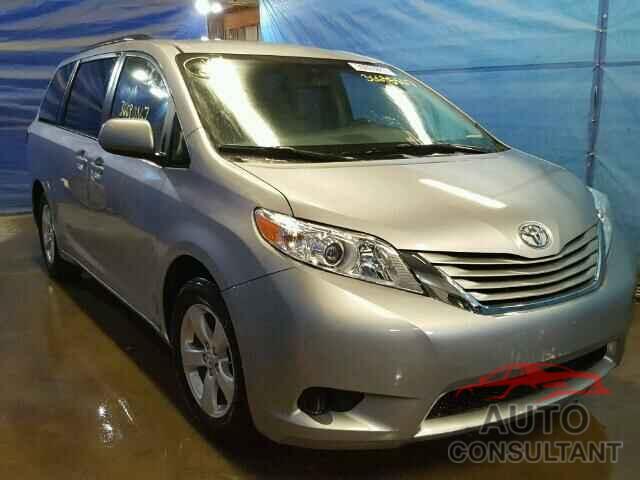 TOYOTA SIENNA 2017 - 5TDKZ3DC9HS778083