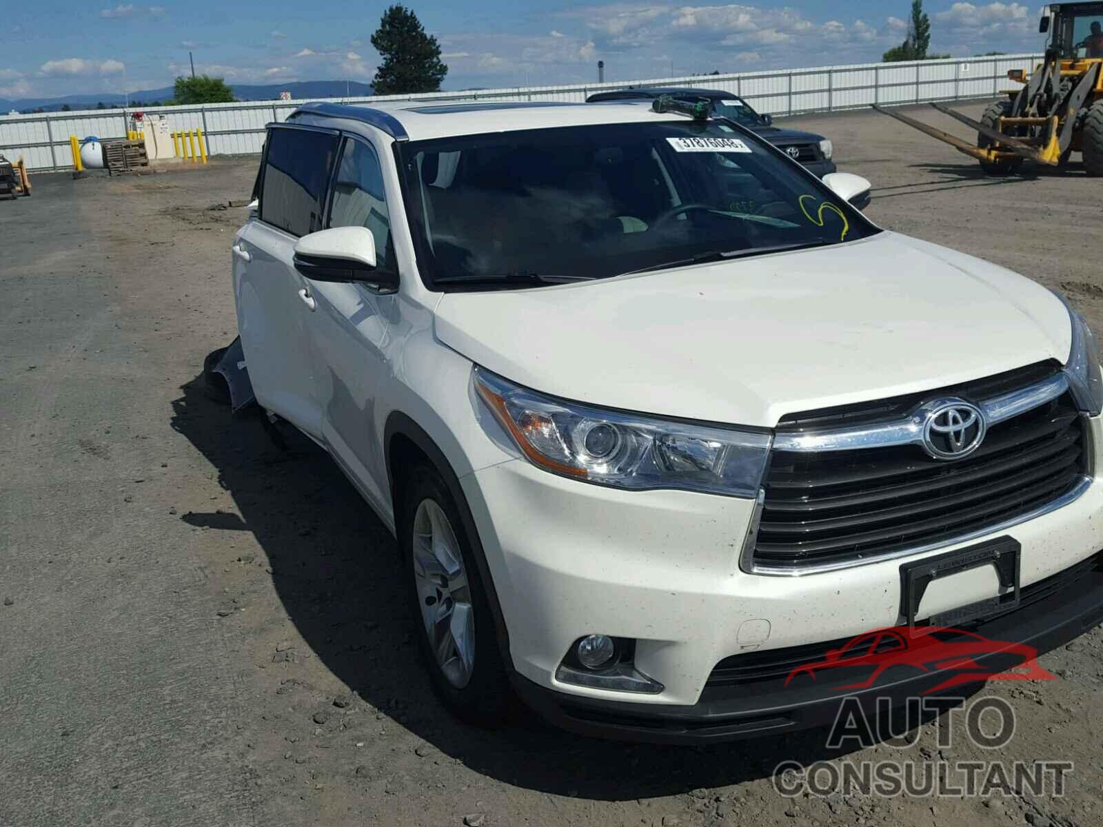 TOYOTA HIGHLANDER 2016 - 5TDDKRFH1GS335207