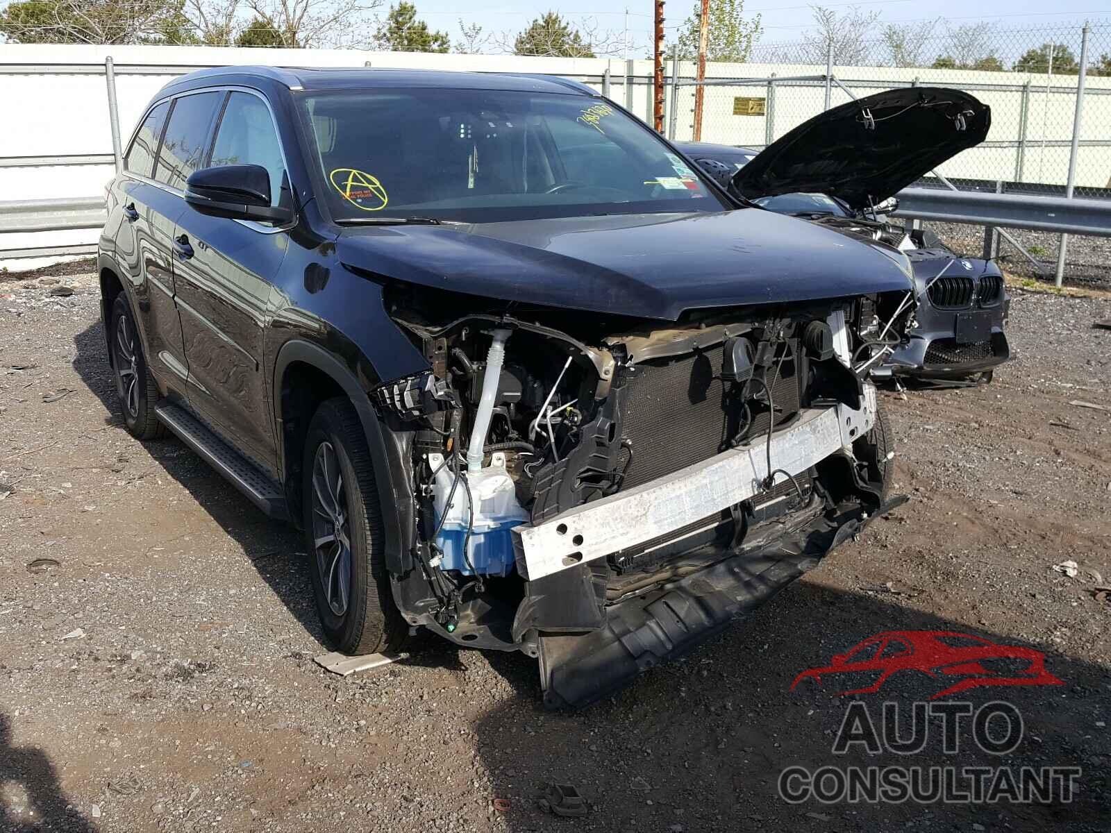 TOYOTA HIGHLANDER 2017 - 5TDJZRFH3HS435342