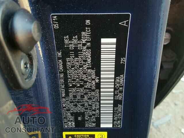 LEXUS RX350 2015 - 2T2BK1BA8FC259649
