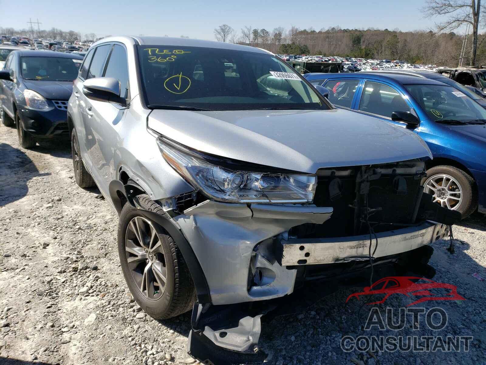 TOYOTA HIGHLANDER 2017 - 5TDZZRFH6HS199014