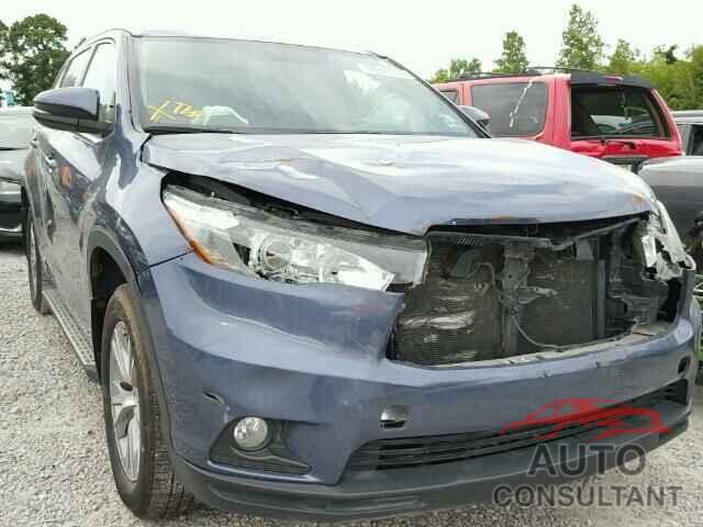 TOYOTA HIGHLANDER 2015 - 5TDKKRFH1FS096764