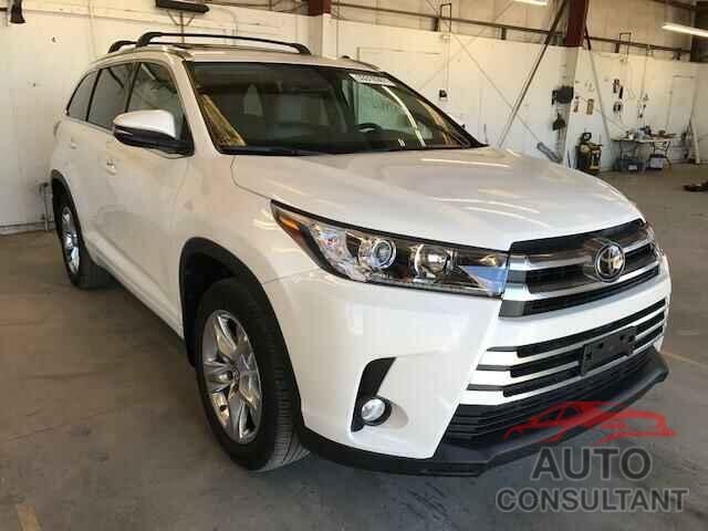 TOYOTA HIGHLANDER 2017 - 5TDDZRFH0HS357874