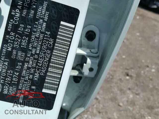 HYUNDAI ACCENT 2015 - KMHCT4AE5FU902114