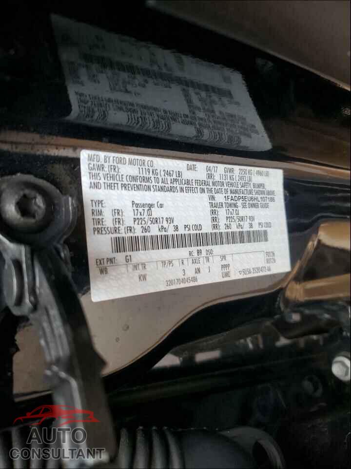 FORD CMAX 2017 - 1FADP5EU6HL107186