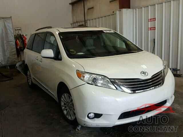 TOYOTA SIENNA 2015 - 5TDYK3DC2FS557730