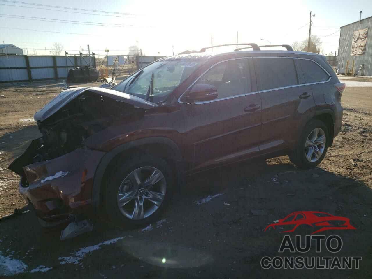 TOYOTA HIGHLANDER 2016 - 5TDDKRFH8GS272607