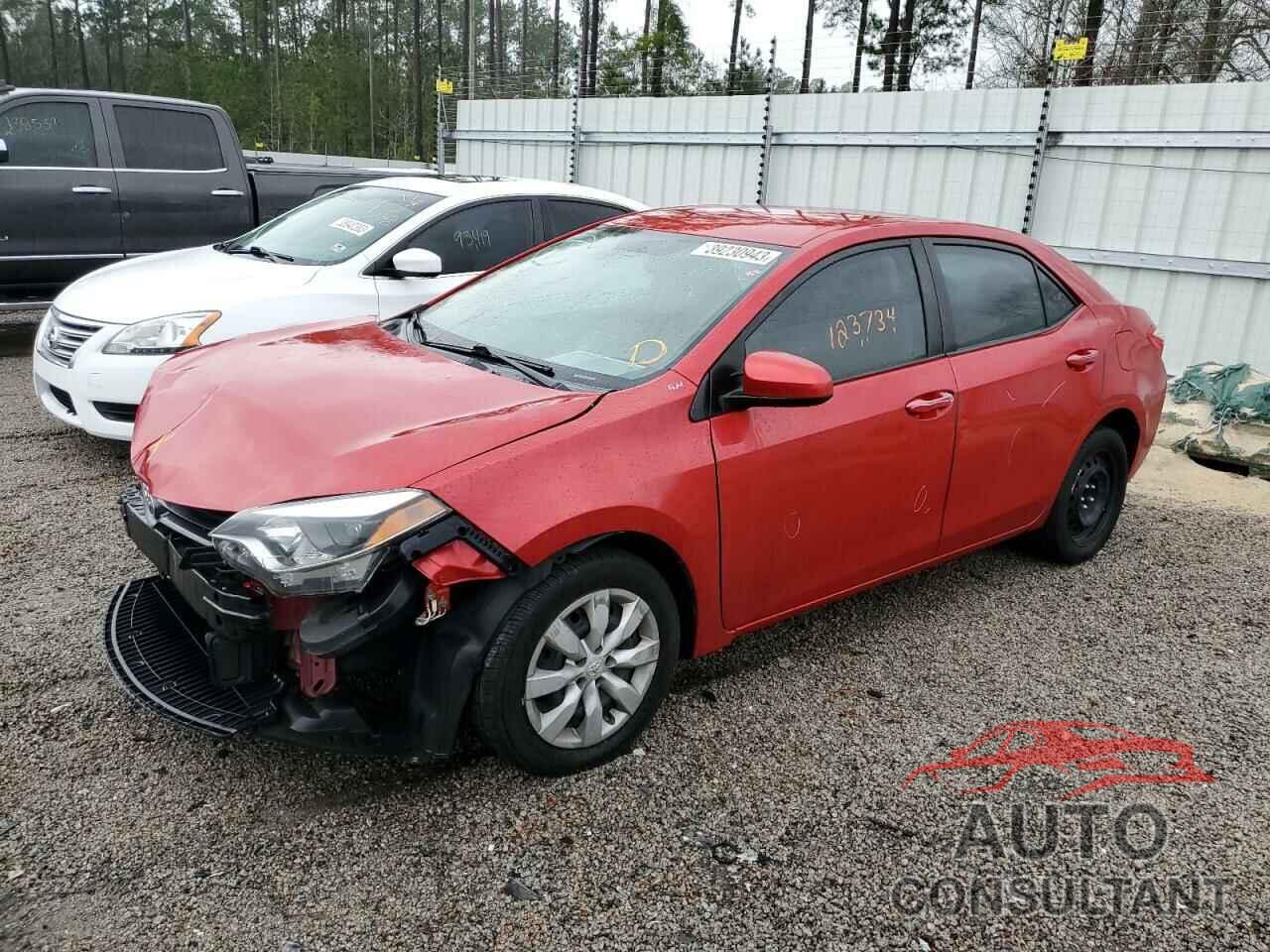 TOYOTA COROLLA 2015 - 2T1BURHEXFC297066