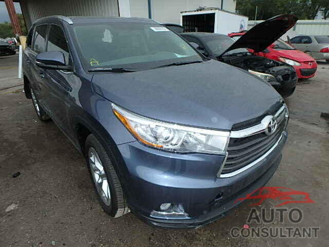 TOYOTA HIGHLANDER 2015 - 5TDYKRFH5FS093957