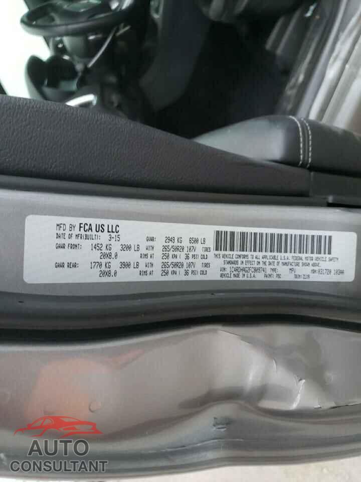 DODGE DURANGO 2015 - 3KPF24AD9ME368977
