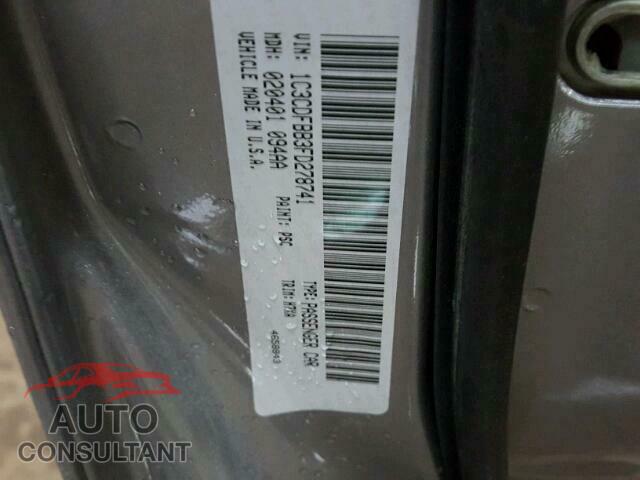 DODGE DART 2015 - 1C3CDFBB3FD278741