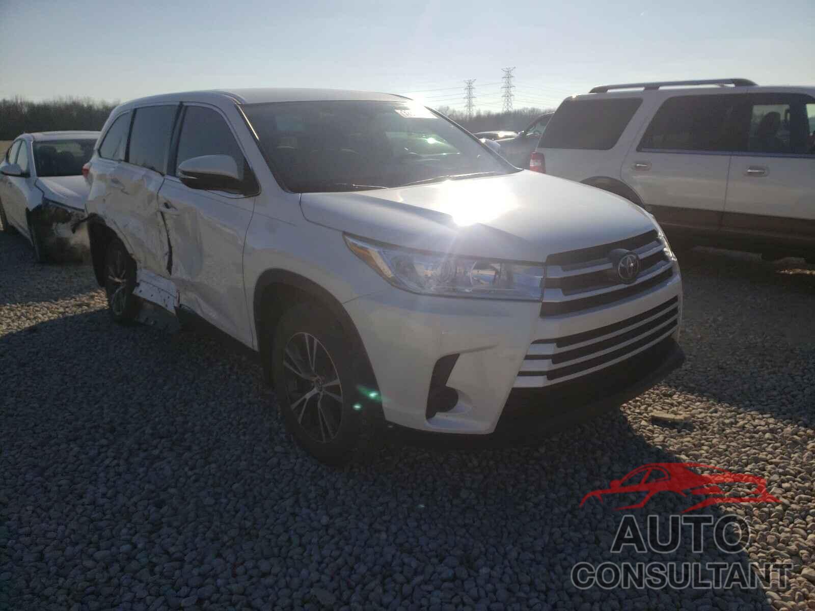 TOYOTA HIGHLANDER 2019 - 5TDZZRFH3KS294458