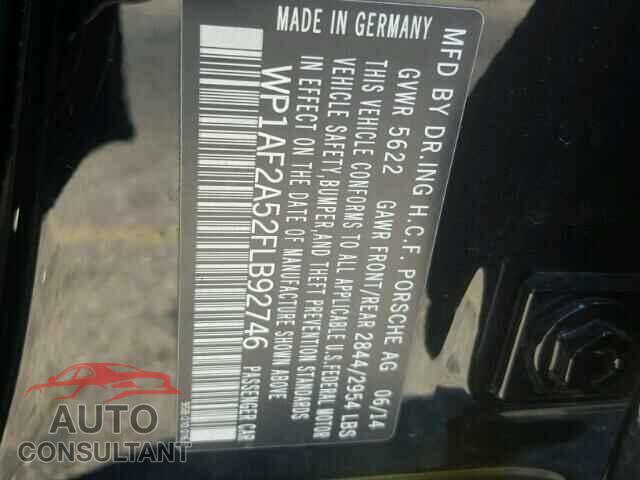 PORSCHE MACAN 2015 - WP1AF2A52FLB92746