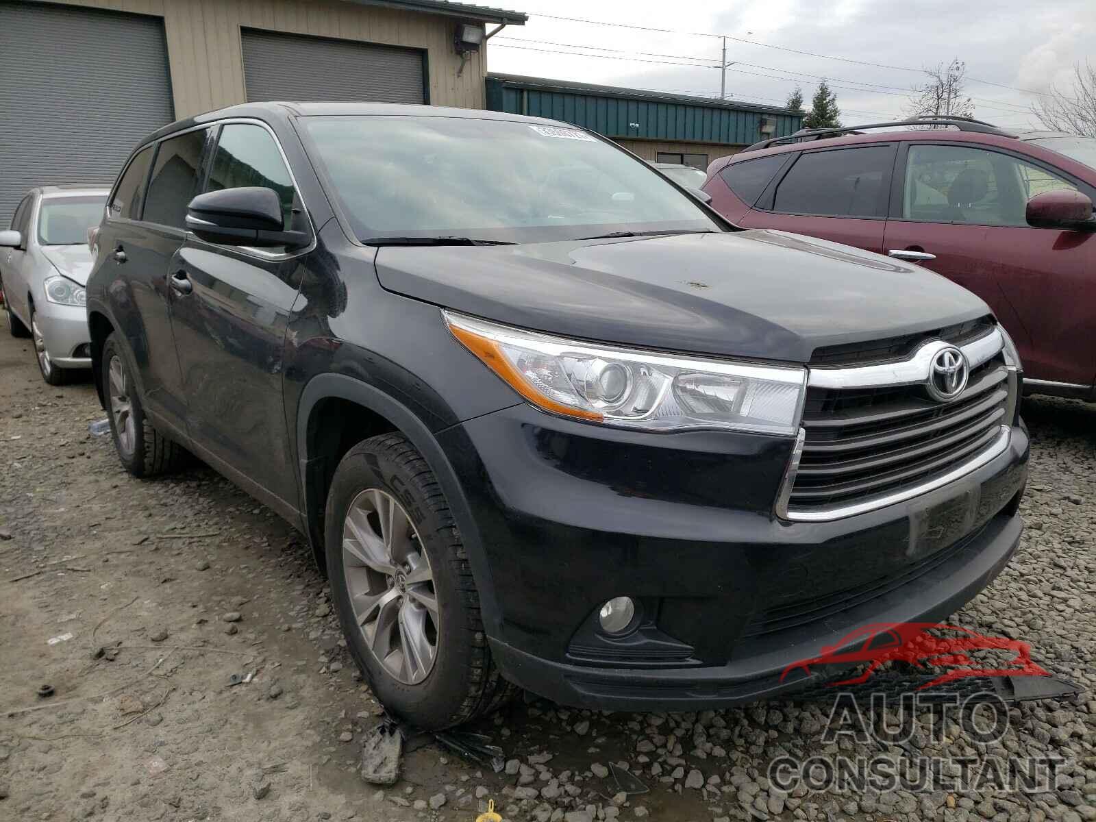 TOYOTA HIGHLANDER 2016 - 5TDBKRFH0GS227118
