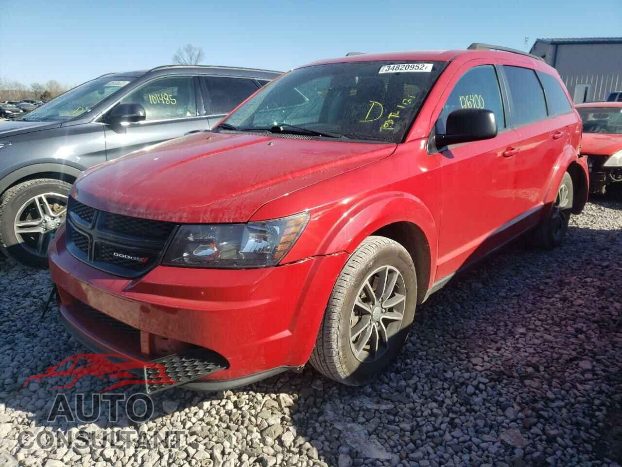 DODGE JOURNEY 2017 - 3C4PDCAB3HT581545