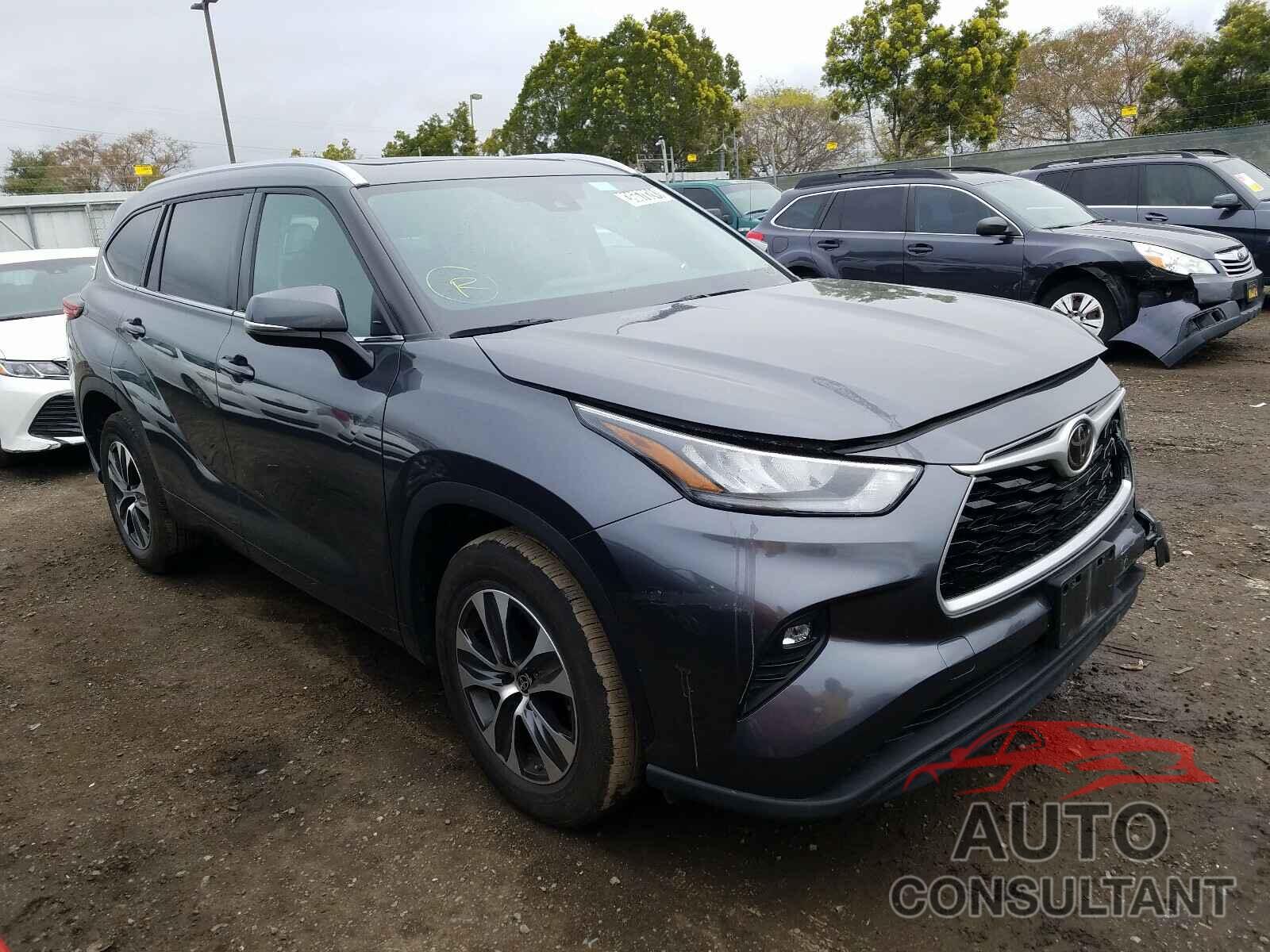 TOYOTA HIGHLANDER 2020 - 5TDGZRAH8LS004943