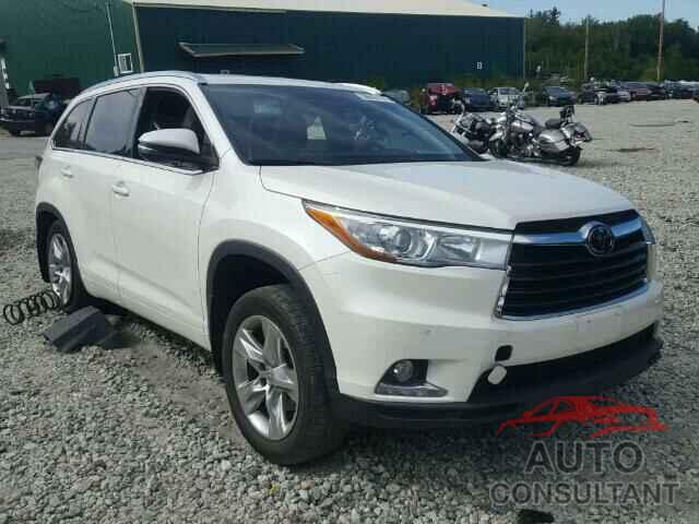 TOYOTA HIGHLANDER 2015 - 5TDDKRFHXFS097646