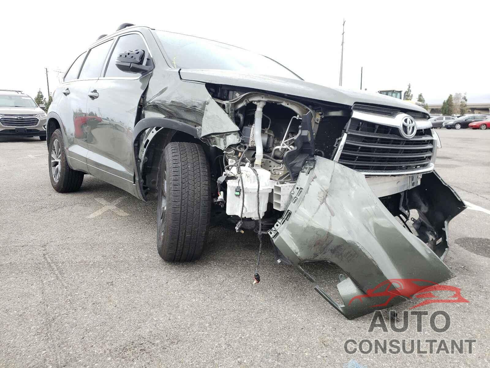 TOYOTA HIGHLANDER 2016 - 5TDKKRFH7GS152840