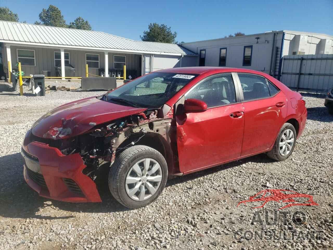TOYOTA COROLLA 2016 - 5YFBURHE9GP542926