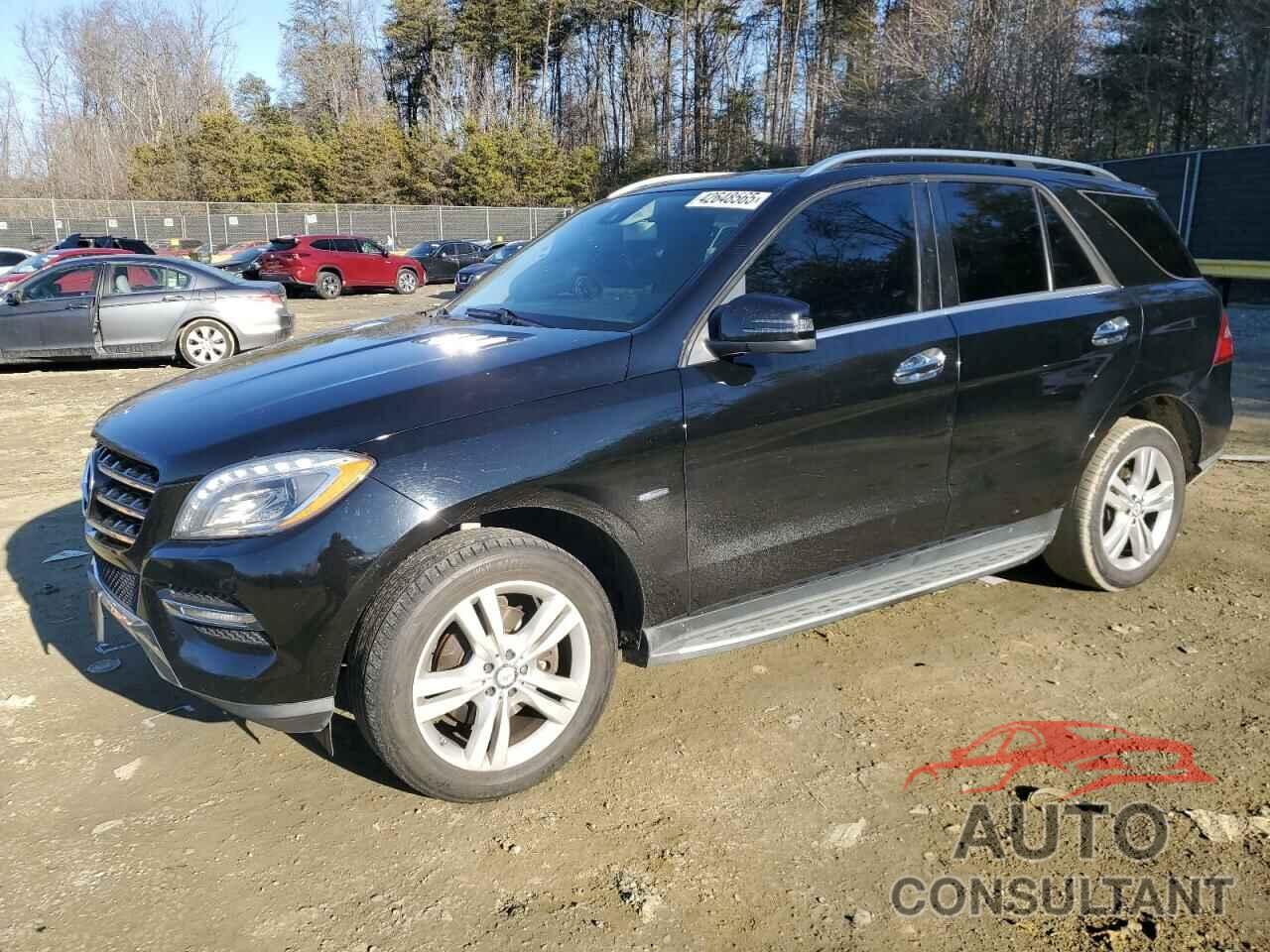 MERCEDES-BENZ M-CLASS 2012 - 4JGDA5HB1CA071283