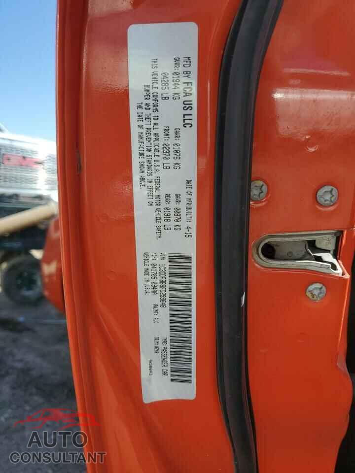 DODGE DART 2015 - 1C3CDFBB8FD299648
