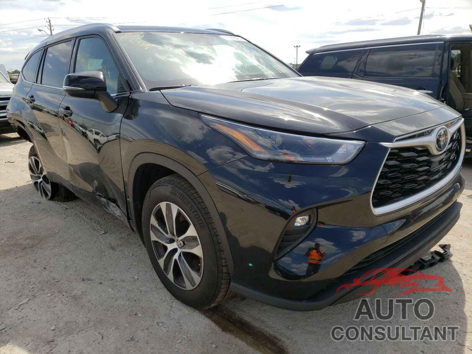 TOYOTA HIGHLANDER 2021 - 5TDGZRBH9MS535665