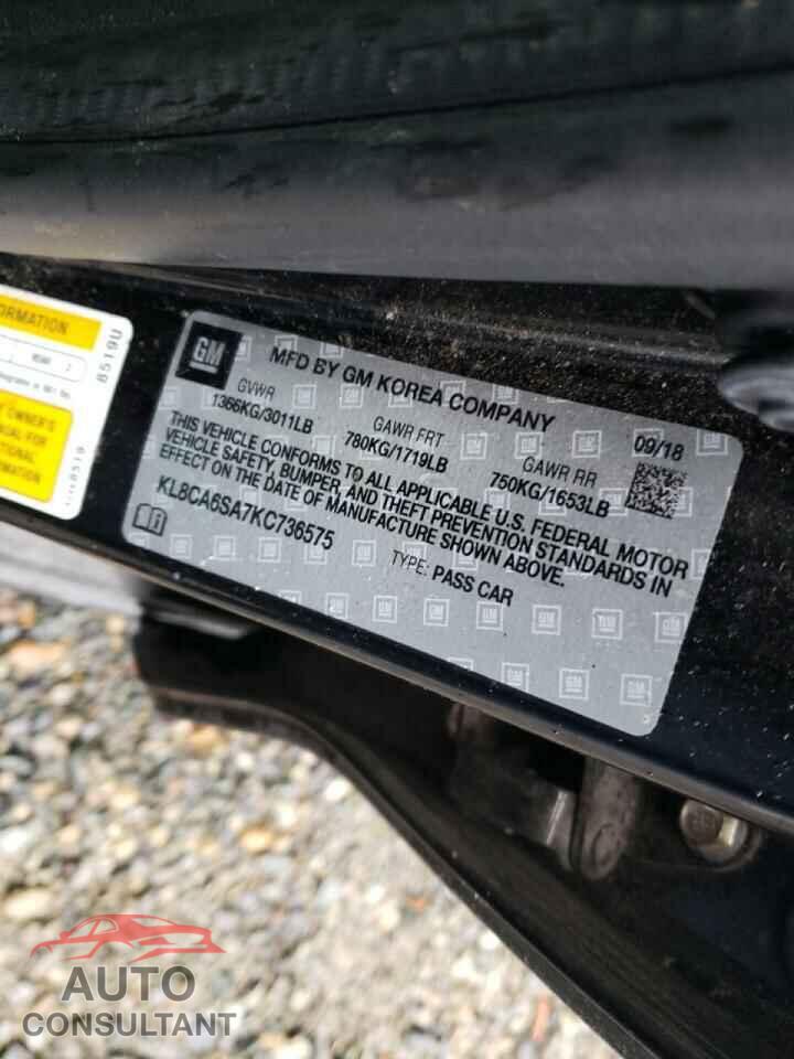 CHEVROLET SPARK 2019 - KL8CA6SA7KC736575