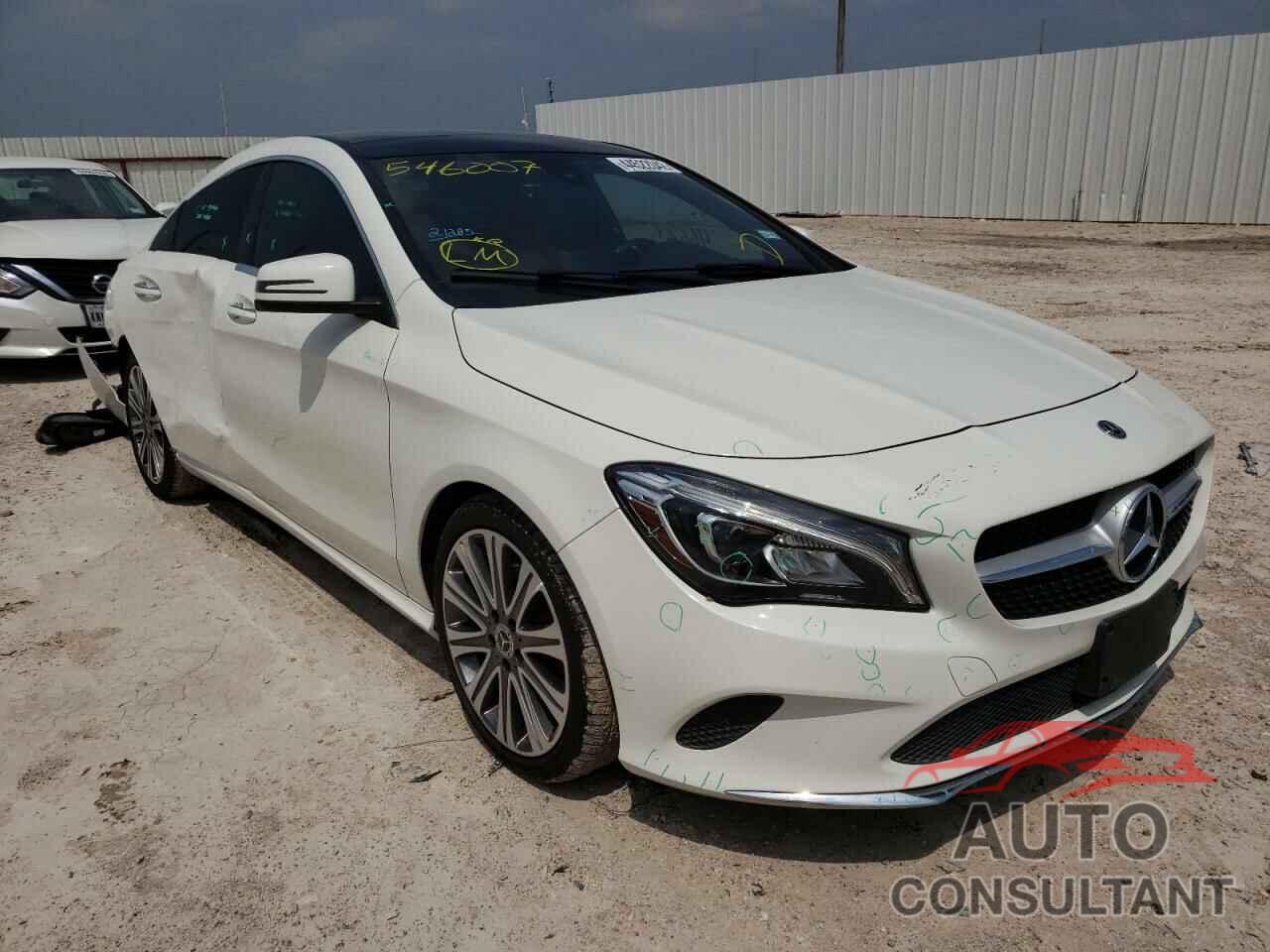 MERCEDES-BENZ CLA-CLASS 2018 - WDDSJ4GB4JN546007