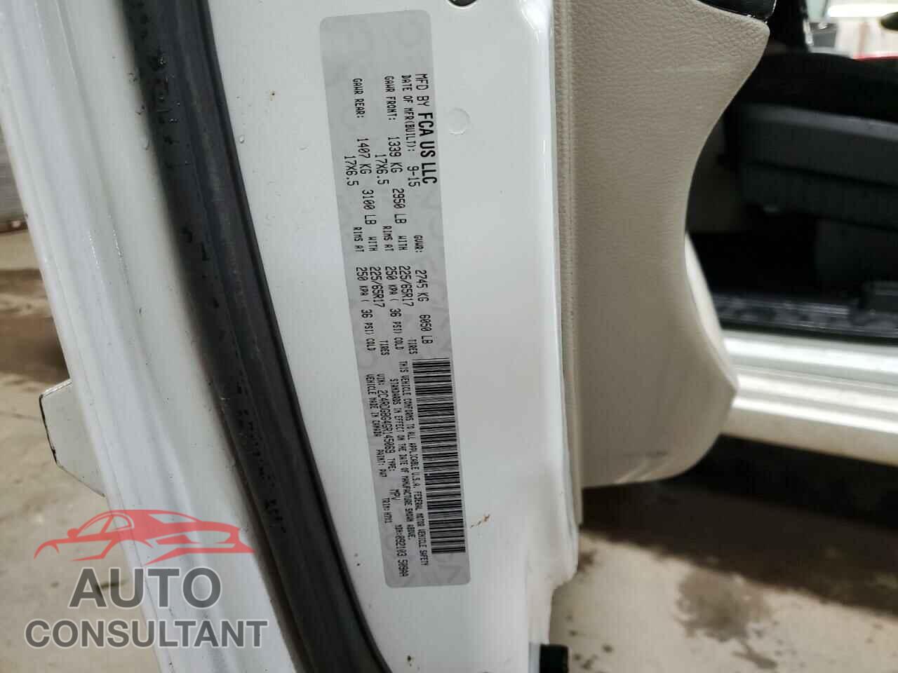 DODGE CARAVAN 2016 - 2C4RDGBG4GR145069