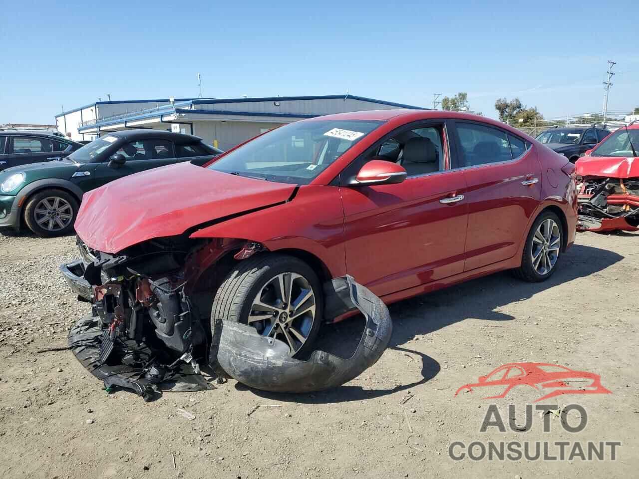 HYUNDAI ELANTRA 2017 - 5NPD84LF3HH027807