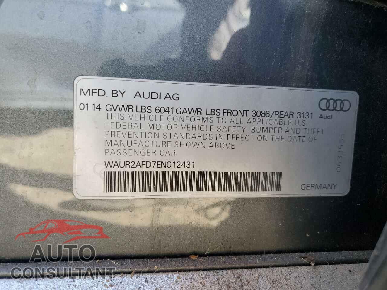 AUDI A8 2014 - WAUR2AFD7EN012431