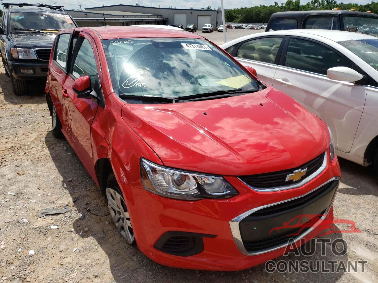 CHEVROLET SONIC 2020 - 1G1JG6SB2L4121023