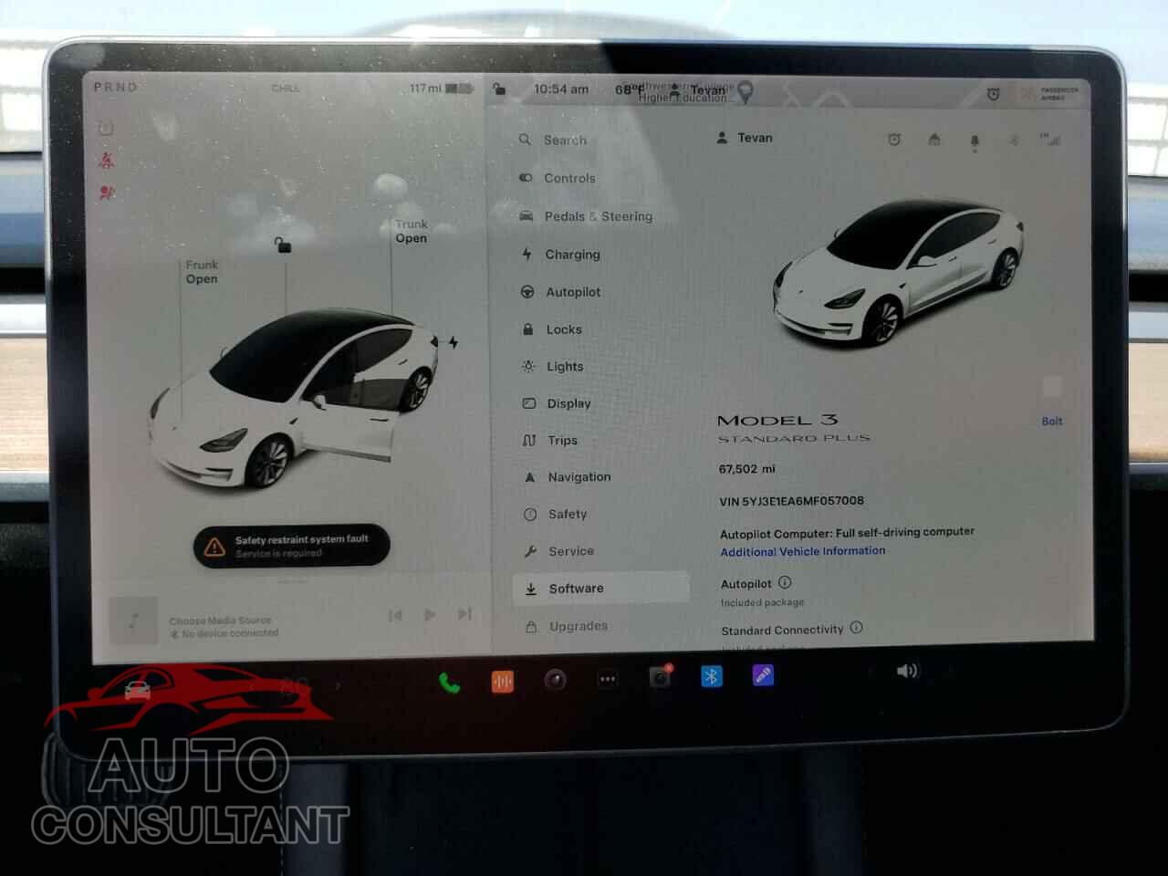 TESLA MODEL 3 2021 - 5YJ3E1EA6MF057008