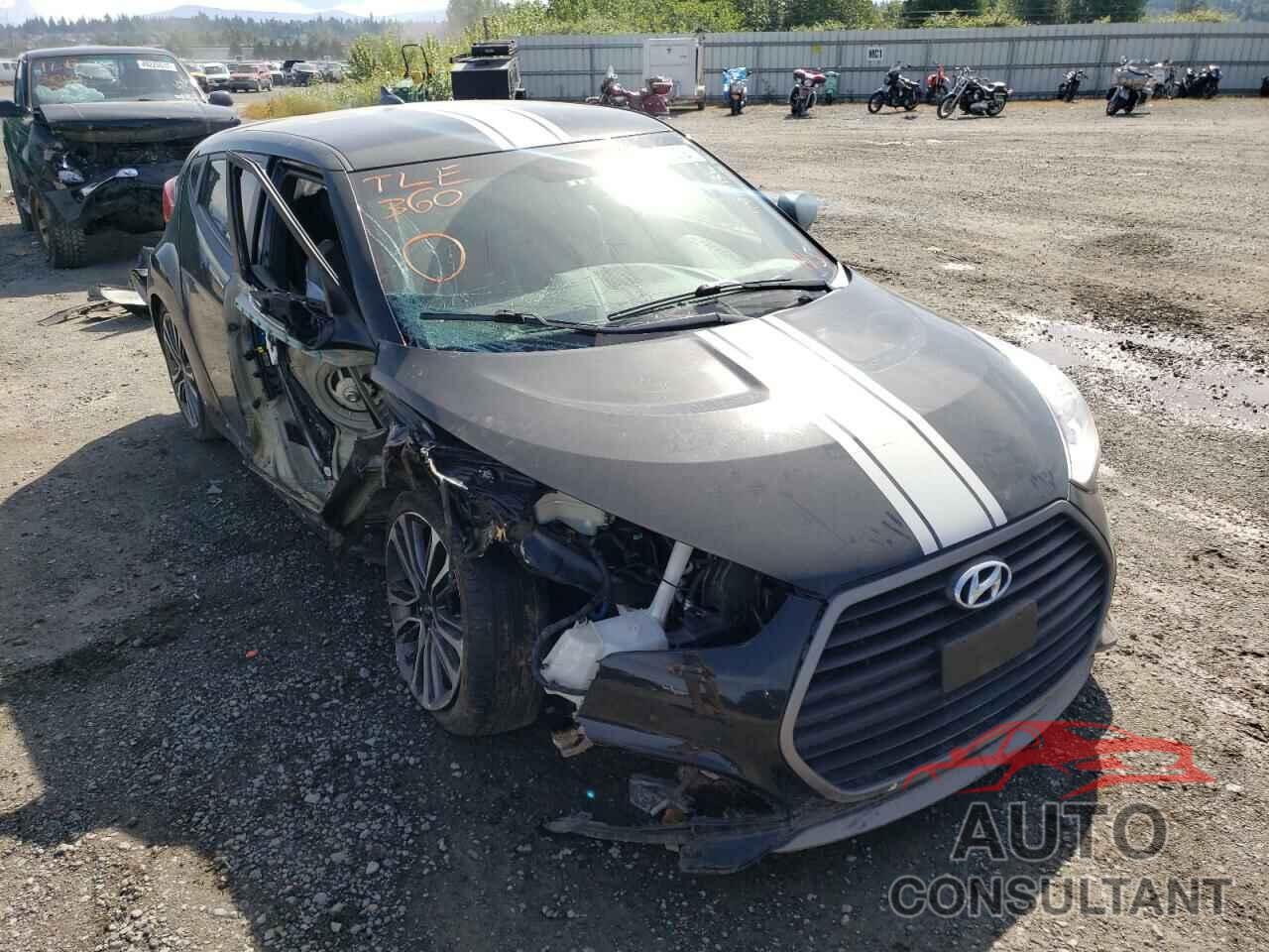 HYUNDAI VELOSTER 2017 - KMHTC6AE6HU313622