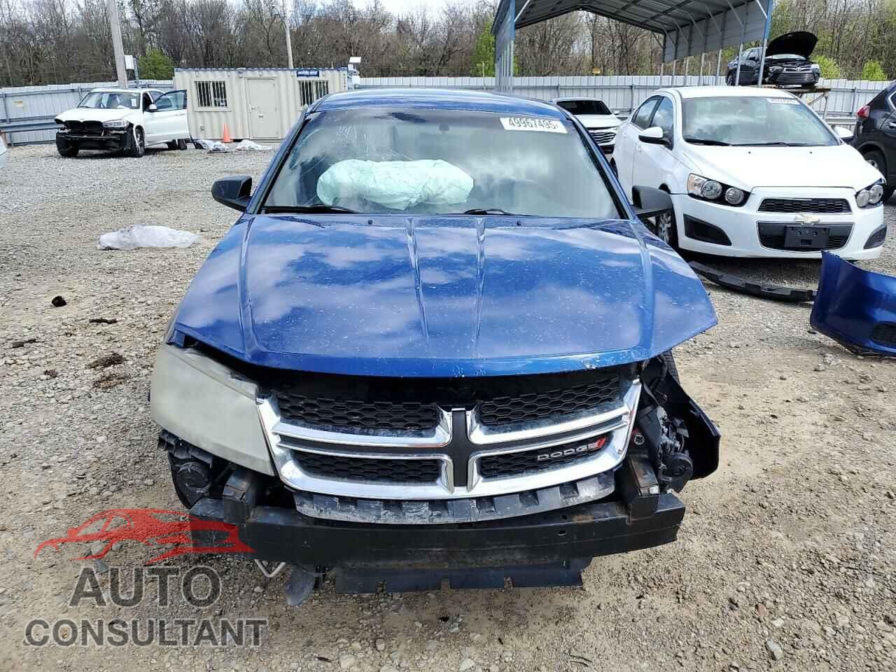 DODGE AVENGER 2012 - 1C3CDZAGXCN252030