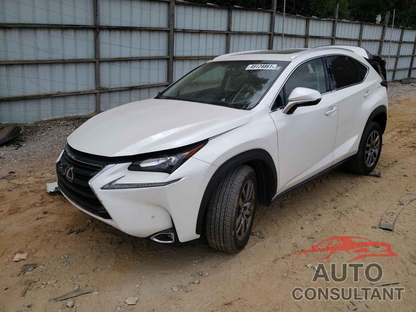 LEXUS NX 2016 - JTJYARBZ1G2040826