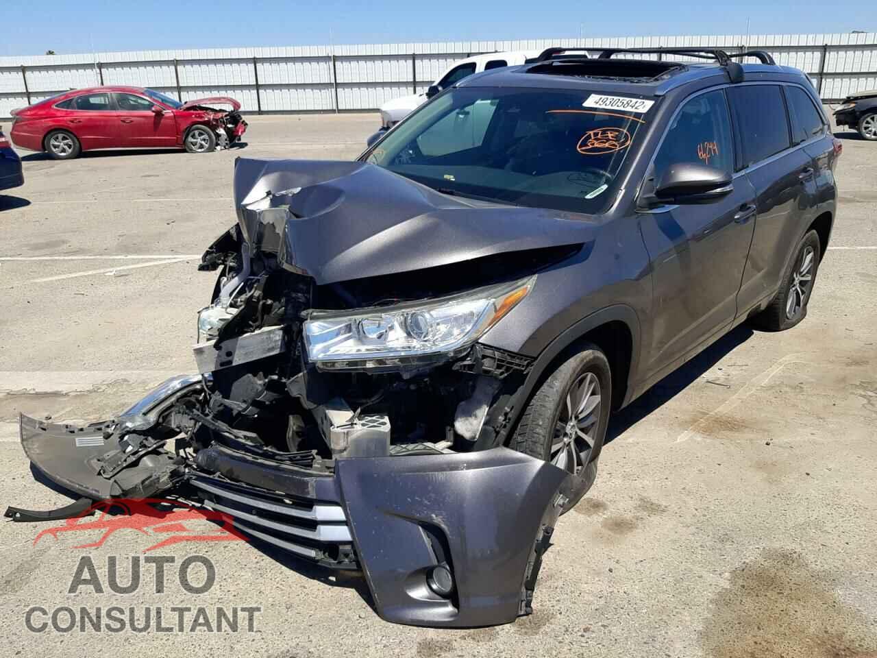TOYOTA HIGHLANDER 2017 - 5TDKZRFHXHS511613
