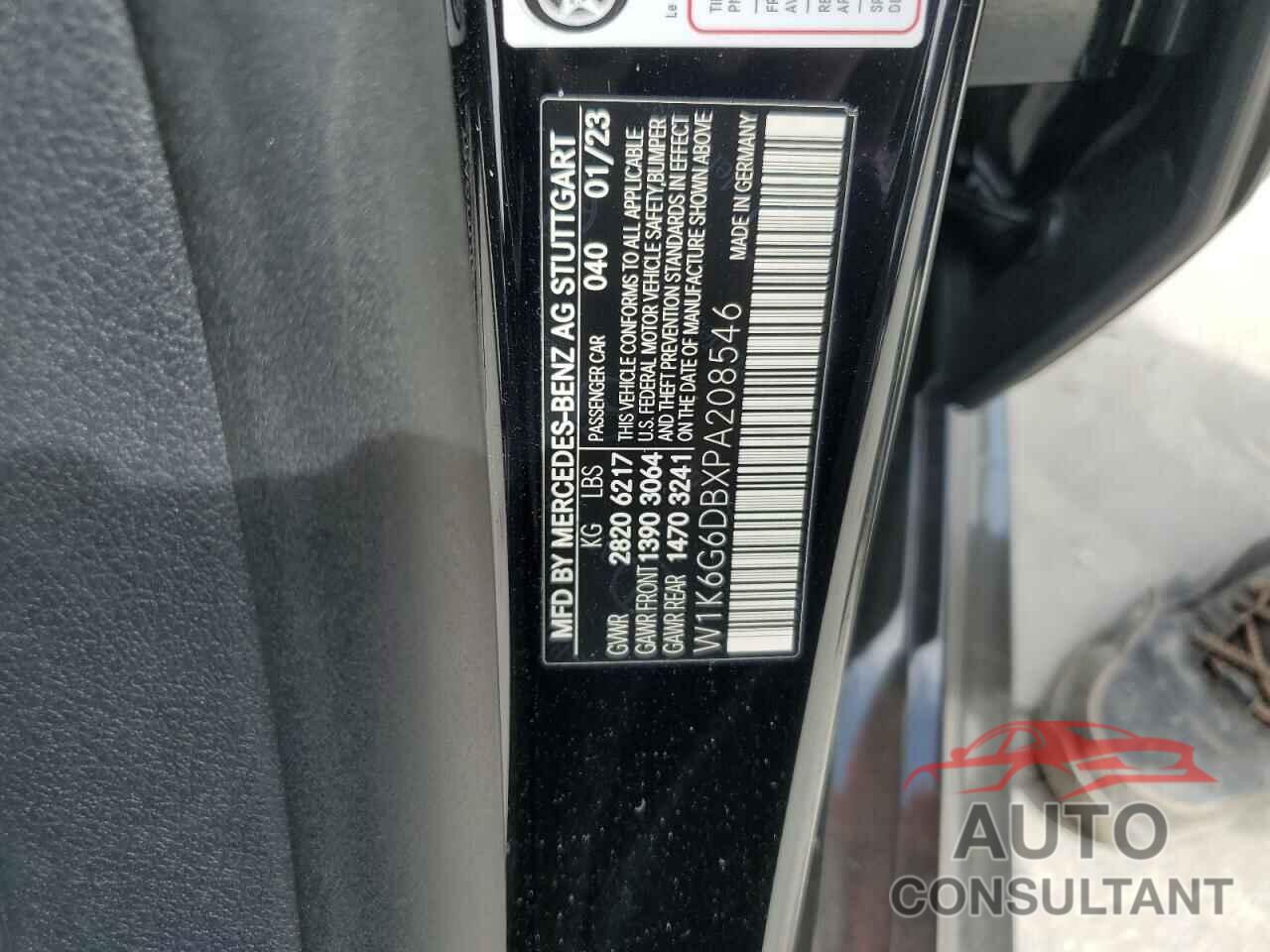 MERCEDES-BENZ S-CLASS 2023 - W1K6G6DBXPA208546