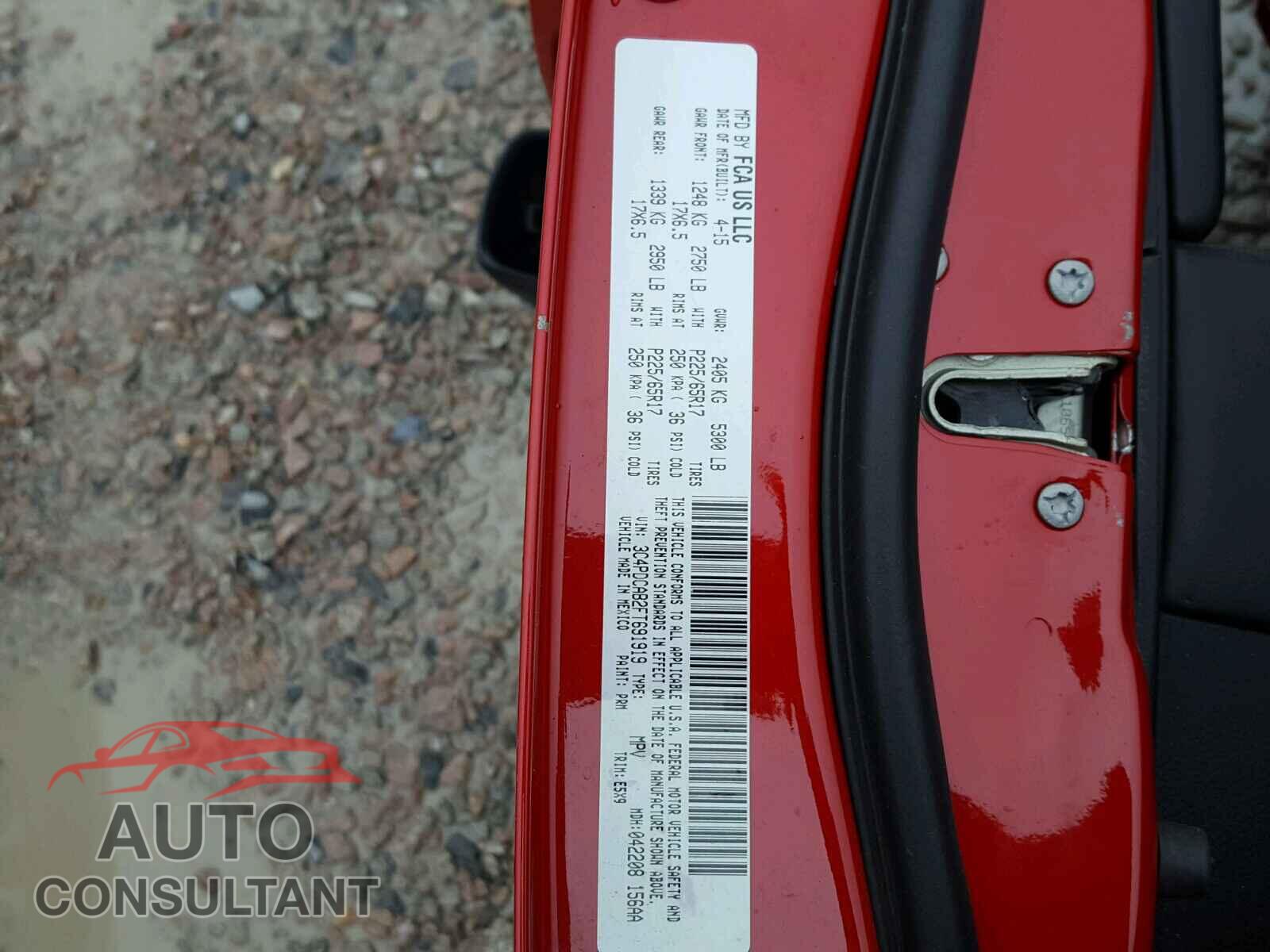 DODGE JOURNEY SE 2015 - 3C4PDCAB2FT691919