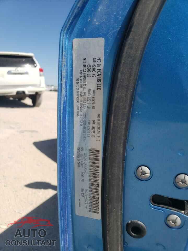 DODGE CHALLENGER 2019 - 2C3CDZFJ0KH545558