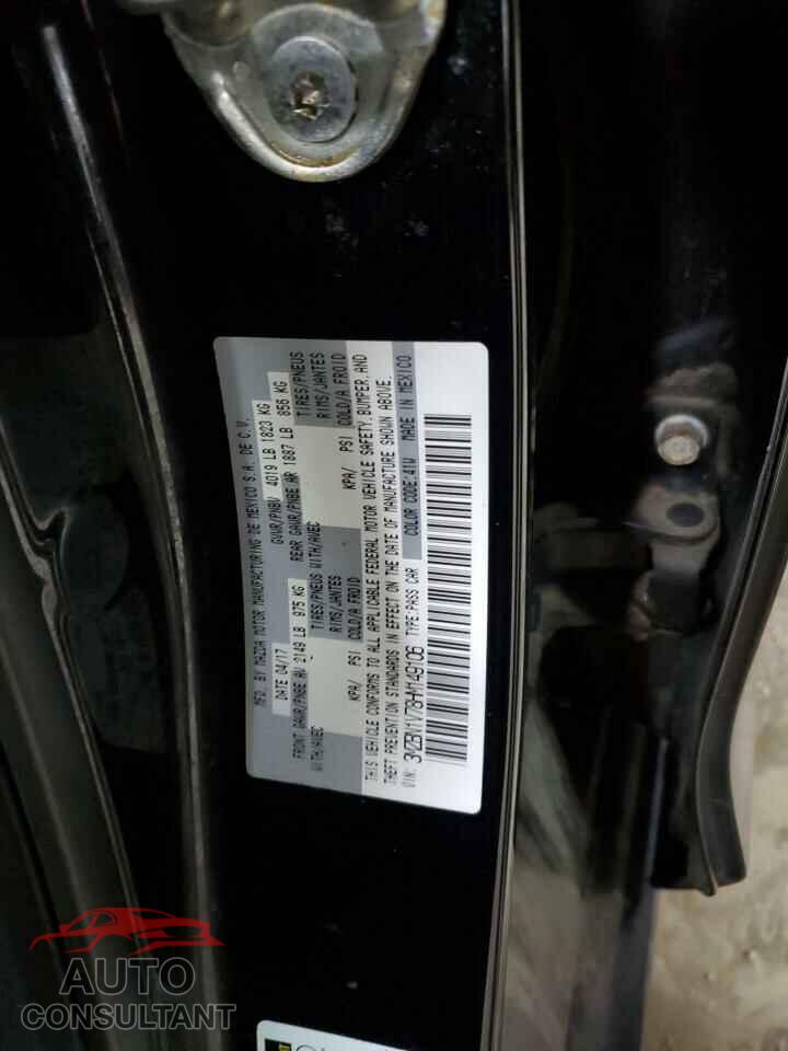 MAZDA 3 2017 - 3MZBN1V78HM149106