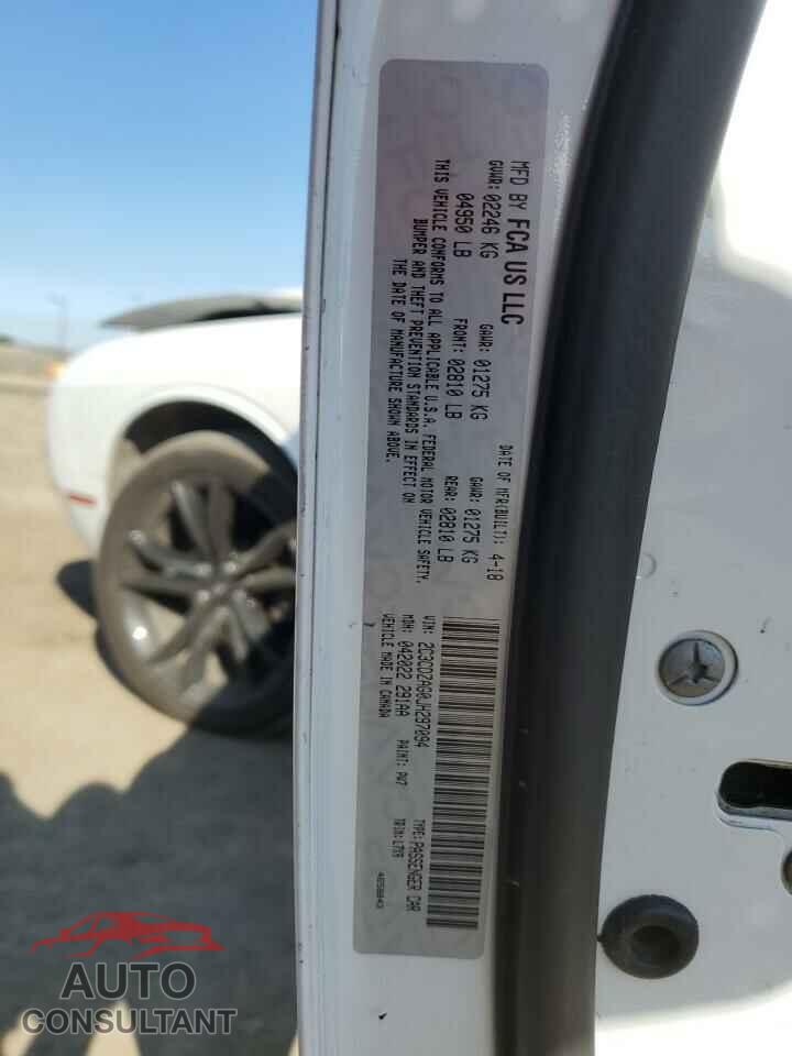 DODGE CHALLENGER 2018 - 2C3CDZAG0JH297094