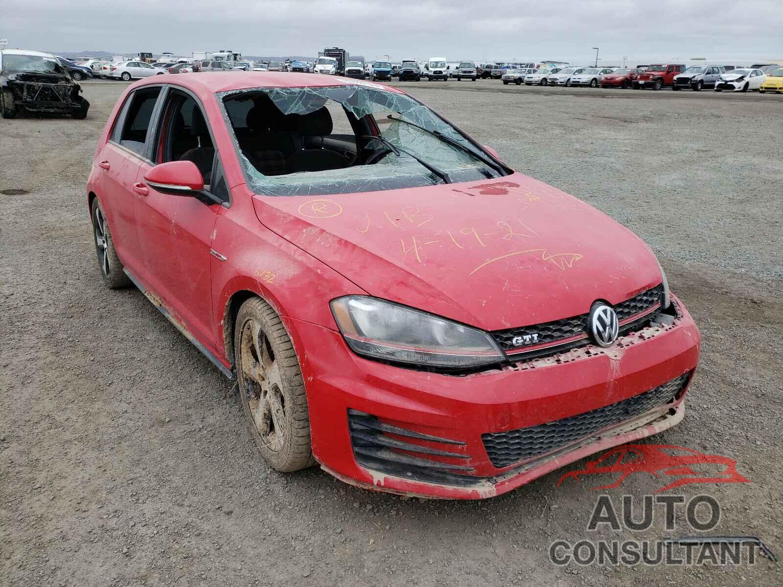 VOLKSWAGEN GTI 2016 - 3VW4T7AU8GM028913