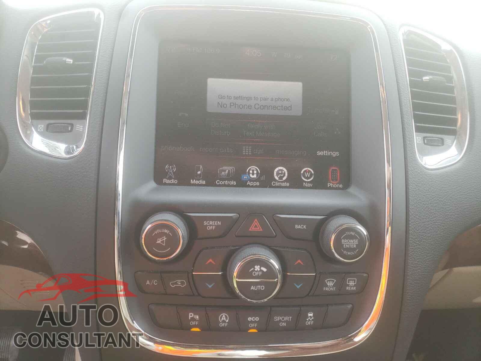 DODGE DURANGO 2016 - 1C4RDHDG6GC374008