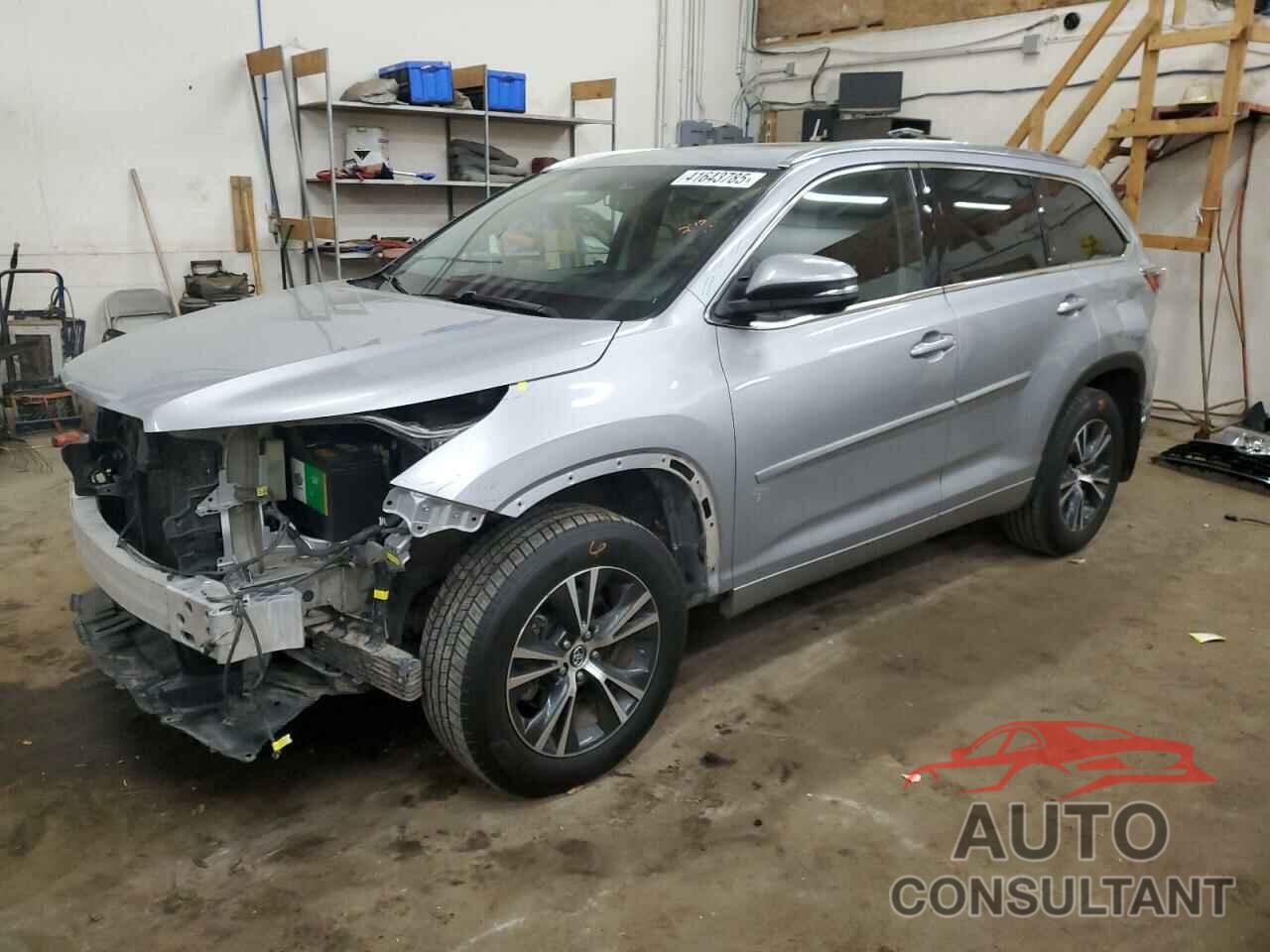 TOYOTA HIGHLANDER 2016 - 5TDJKRFH6GS237762