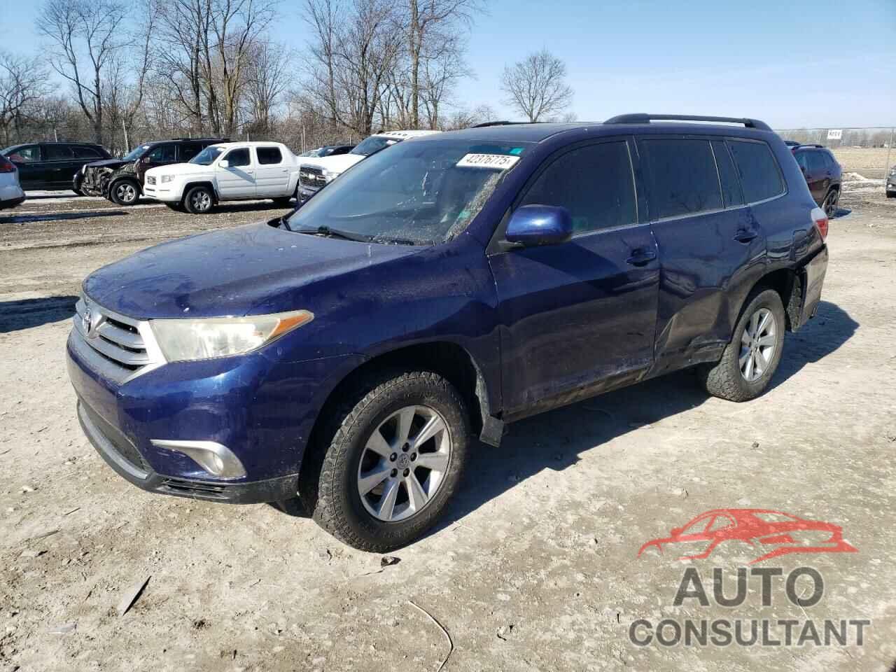 TOYOTA HIGHLANDER 2013 - 5TDZK3EHXDS098474