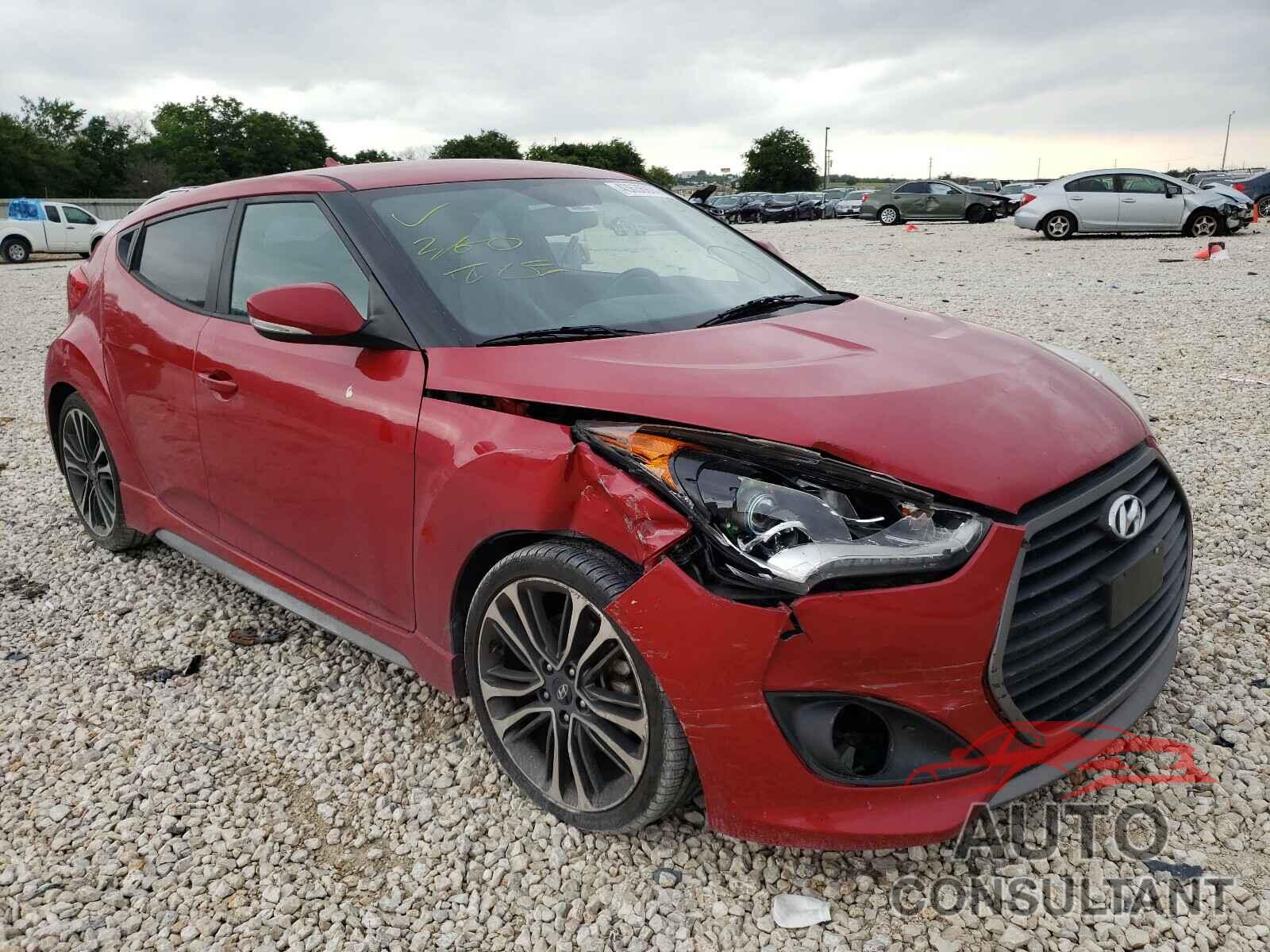 HYUNDAI VELOSTER 2016 - KMHTC6AE8GU291900