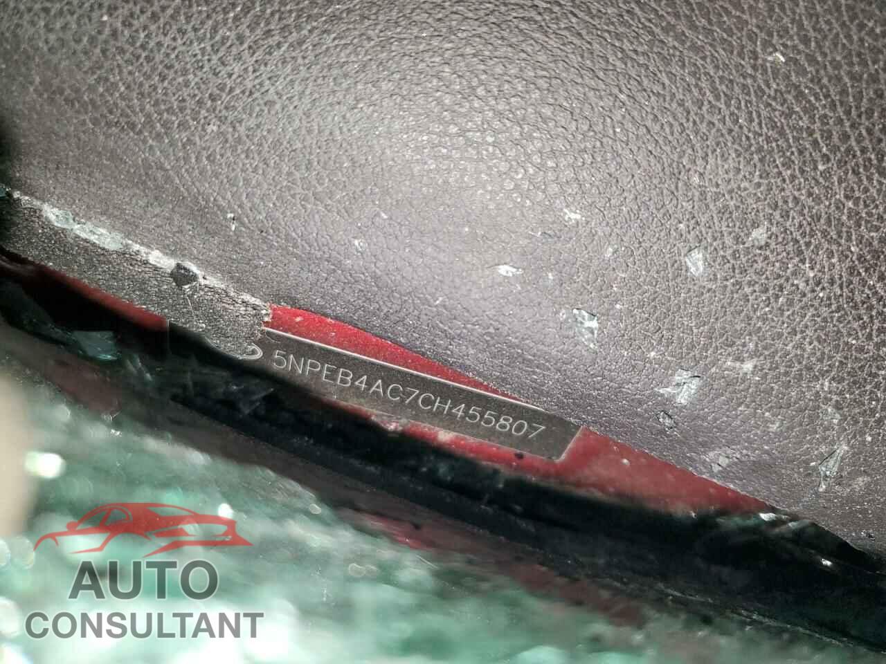 HYUNDAI SONATA 2012 - 5NPEB4AC7CH455807